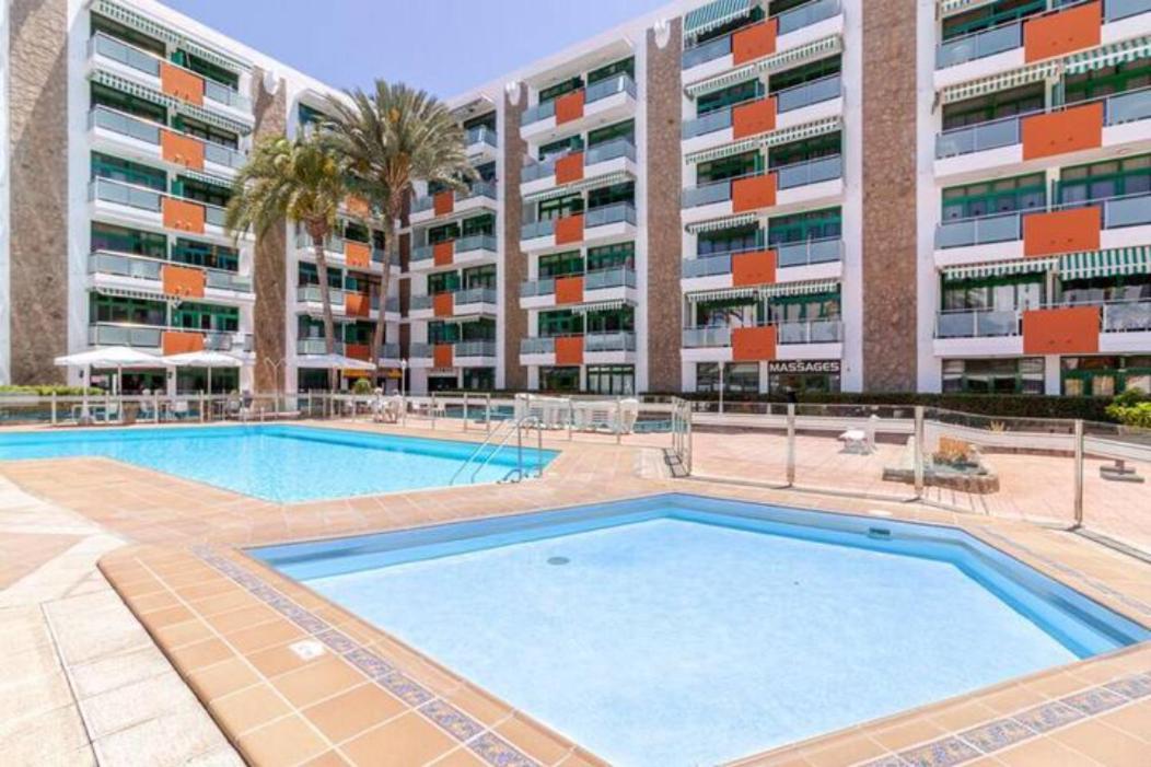 Fm Beach Home - Renovated Apartment With Swimming Pool Near Maspalomas Dunes & Beach ปลายา เดล อิงเกลส ภายนอก รูปภาพ